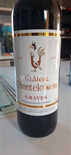Bordeaux Graves Château Chanteloiseau 2018