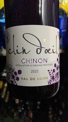 Thung lũng sông Loire Chinon Clin d'Oeil 2023