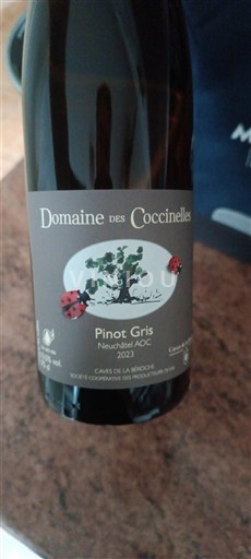 Neuchâtel Neuchâtel D.O. Domaine S Coccinelles 2023