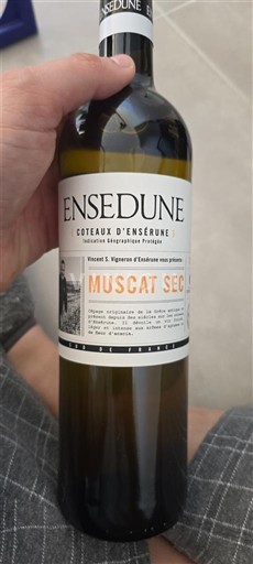Languedoc in Roussillon Coteaux d'Ensérune Ensedune Muscat Sec Neleten.