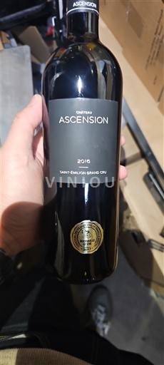 Bordeaux Saint-Émilion Grand Cru Grand Cru Château Ascension 2016
