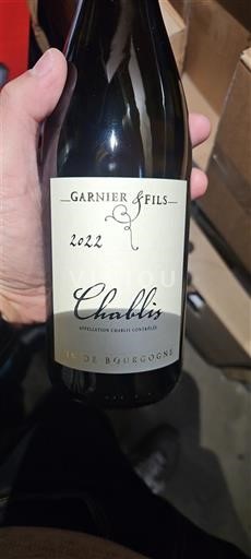 Burgundsko Chablis Garnier et Fils 2022
