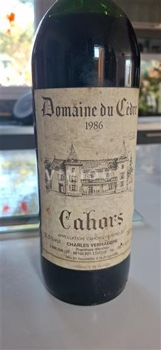 Southwest Cahors Domaine Cèdre 1986