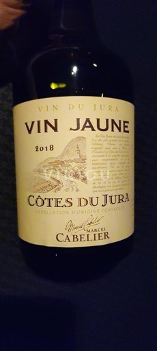 Jura Côtes-du-jura Marcel Cabelier Vin Jaune 2018