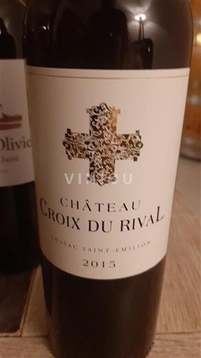 Bordeaux Lussac-saint-émilion Château Croix du Rival 2015
