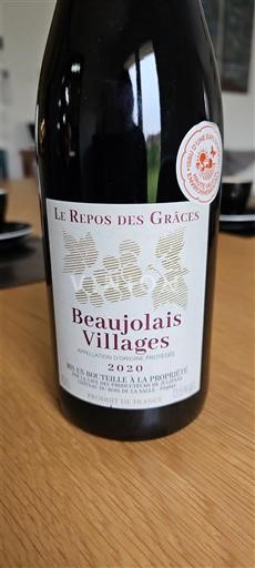 Beaujolais Beaujolais Villages Le Repos des Grâces 2020