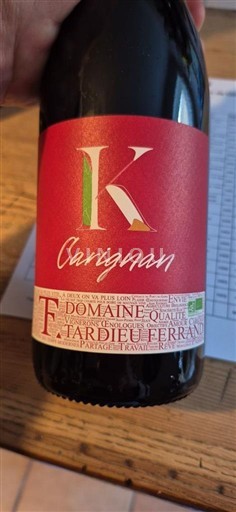 Languedoc in Roussillon Coteaux du Pont du Gard Domaine Tardieu Ferrand K Carignan 2023