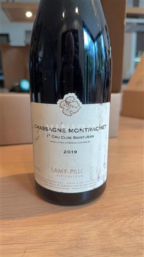 Borgonha Chassagne-Montrachet Premier Cru Lamy-Pillot 1er Cru Clos Saint-Jean 2019