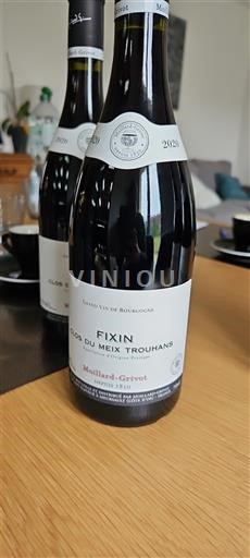 Burgundi Fixin Maillard-Gevret Clos du Meix Trouhans 2020