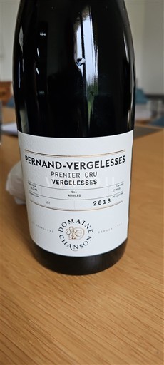Burgund Pernand-Vergelesses Premier Cru Domaine Chanson Premier Cru Vergelesses 2018