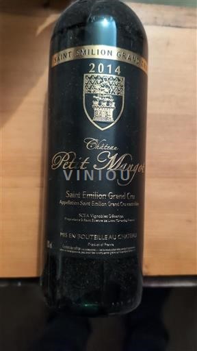 Bordeaux Saint-Émilion Grand Cru Grand Cru Château Petit Mangot 2014