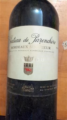 Bordeaux Bordeaux Supérieur Château Parenchère 2015
