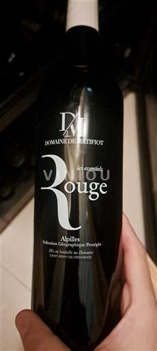 Alperna och Rhône-länderna Alpillerna Domaine Metifiot Les essentiels Rouge 2023