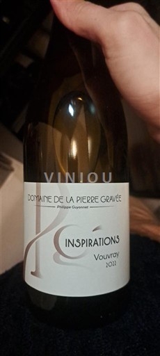 Loiren laakso Vouvray Domaine La Pierre Gravée Inspirations 2022