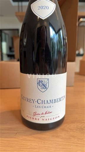 Borgogna Gevrey-Chambertin Pierre Naigeon Les Crais 2020