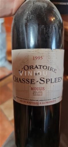 Bordeaux Moulis-en-Médoc Chasse-Spleen L'Oratoire de Chasse-Spleen 1995
