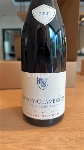Borgogna Gevrey-Chambertin Pierre Naigeon Creux Brouillard 2020