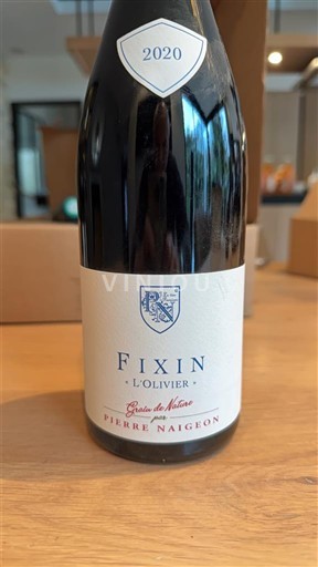 Borgogna Fixin Pierre Naigeon L'Olivier 2020