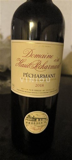 Sydvestfrankrig Pécharmant Domaine Haut-Charmant 2018