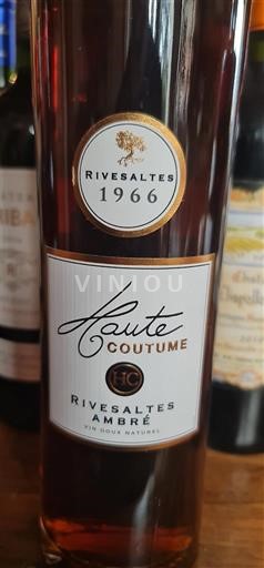 Roussillon Rivesaltes Haute Couture Rivesaltes Ambré 1966