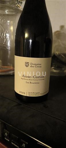Borgonha Aloxe-Corton Domaine S Croix Les Boutières 2022