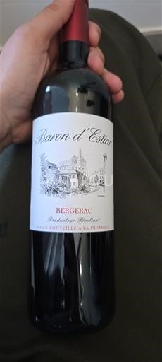 Sydväst Bergerac Baron d'Estiau Icke årgångsbetecknad