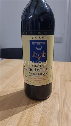 Bordeaux Pessac-Léognan Grand Cru Château Smith Haut Lafitte 1989