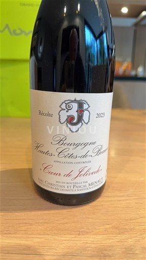 Borgonha Hautes-Côtes de Beaune Christian et Pascal Menaut - La Jolivode Cœur de Jélorde 2023