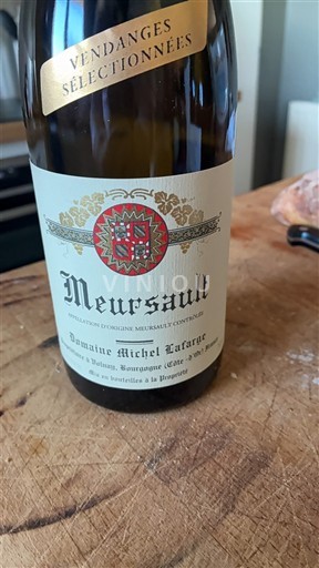 Bourgogne Meursault Domaine Michel Lafarge Vendanges Sélectionnées 2022