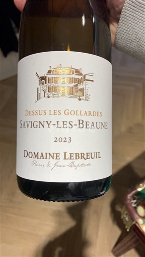 Borgoña Savigny-lès-Beaune Domaine Lebreuil Dessus les Gollardes 2023