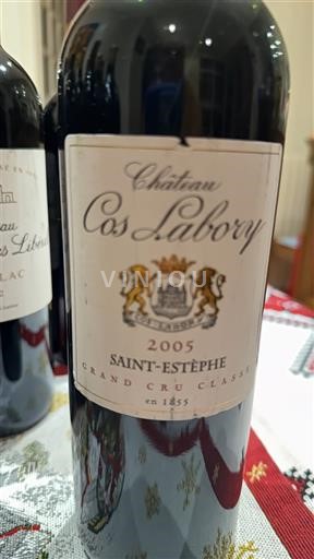 Bordeaux Saint-Estèphe Château Cos Labory 2005