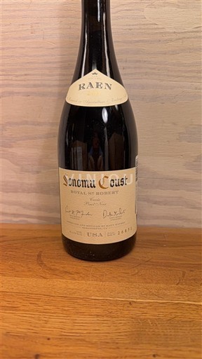 Californiske AVA'er Sonoma Coast Raen Royal St Robert 2017