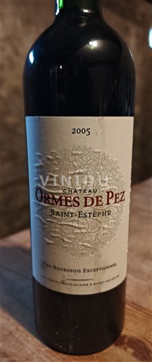 Burdeos Saint-Estèphe Château Les Ormes de Pez 2005