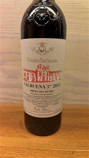 Kastilie a León Ribera del Duero Vega-Sicilia Valbuena 5° 2015