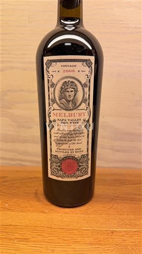 Kalifornialaiset AVA:t Napa Valley Bond Melbury 2008