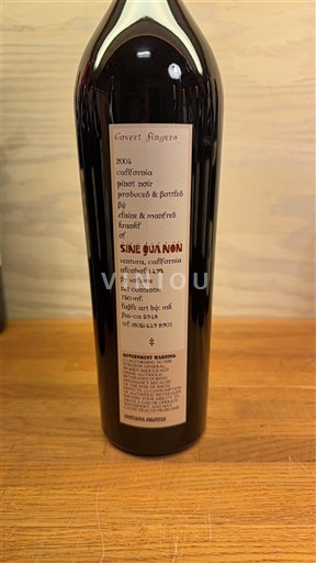 Californiske AVA'er Ikke specificeret Sine Qua Non Covert Fingers 2004