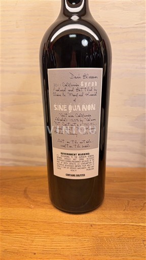 Californiske AVA'er Ikke specificeret Sine Qua Non Dark Blossom 2011