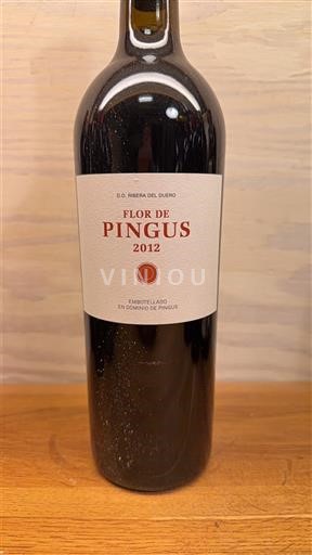 Víno Rouge sec Flor de Pingus Dominio de Pingus 2012 Španelsko Kastilie a León Ribera del Duero DO
