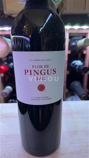 Castilla y León Ribera del Duero Dominio de Pingus Flor de Pingus 2012