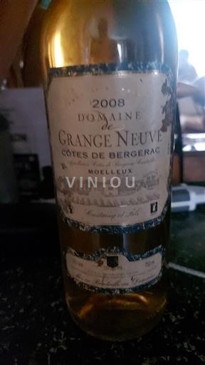 Sudoeste Côtes de Bergerac Domaine Grange Neuve 2008