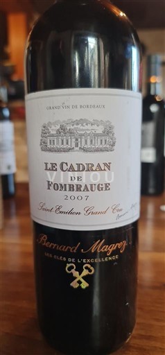 Bordeaux Saint-Émilion Grand Cru Château Fombrauge Le Cadran de Fombrauge 2007