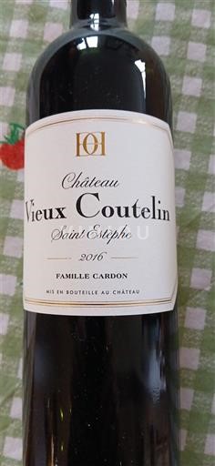Burdeos Saint-Estèphe Château Vieux Coutelin 2016