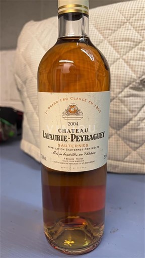 Bordeaux Sauternes Grand Cru Château Lafaurie-Peyraguey 2004