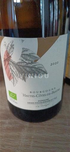 Borgonha Hautes-Côtes de Beaune Domaine Nis Fouquerand et Fils 2020