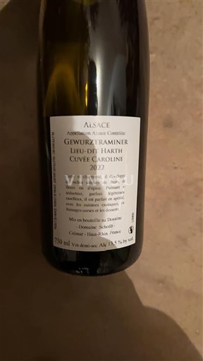 Alsace Gewurztraminer Domaine Schoffit Caroline 2022