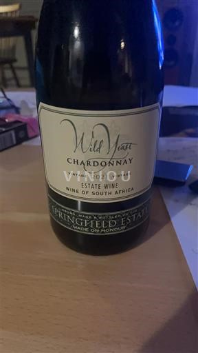 Breede Valley Robertson Springfield Estate Wild Yeast Chardonnay 2021