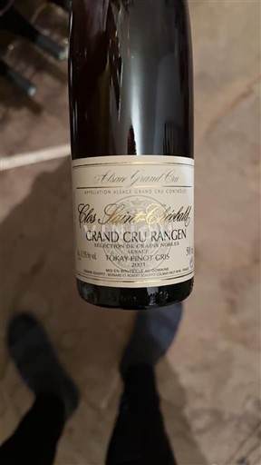 Elzas Pinot grigio Grand Cru Clos Saint-Urbain 2014
