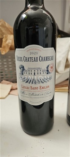 Bordeaux Lussac-Saint-Émilion Château Vieux Château Chambeau 2021