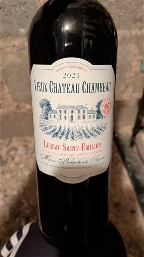 Bordoja Lussac-Saint-Émilion Château Vieux Château Chambeau 2021