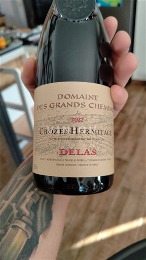 Thung lũng Rhône Crozes-hermitage Domaine S Grands Chemins 2022